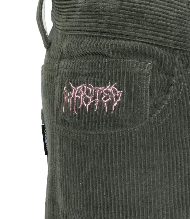 WASTED PARIS Casper Pant Corduroy Feeler - Lichen Green