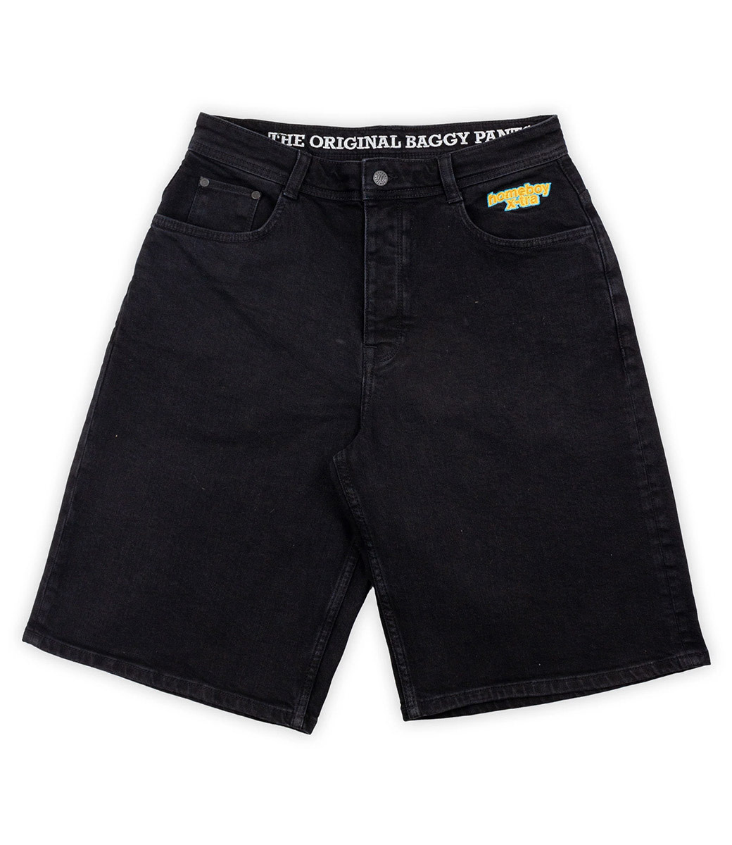 HOMEBOY X-Tra Monster Denim Short - Washed Black