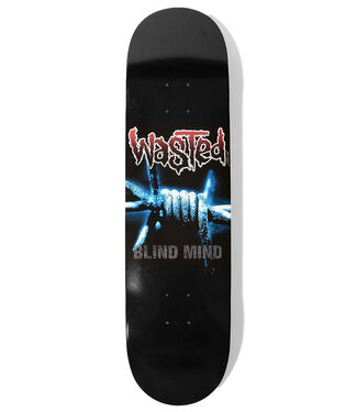 WASTED PARIS Blind Deck Black - 8.5