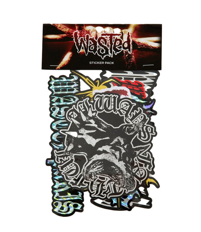 WASTED PARIS Sticker Pack Blind - Multicolor