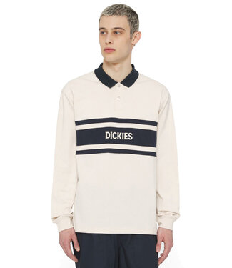 DICKIES Yorktown Rugby Polo - Whitecap Gray