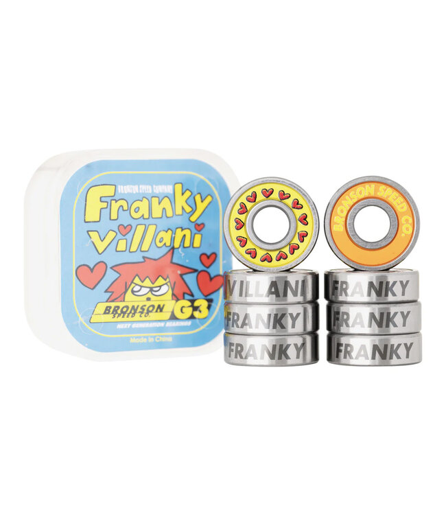 BRONSON SPEED CO. Franky Villani Pro Bearing G3 - Yellow/Orange