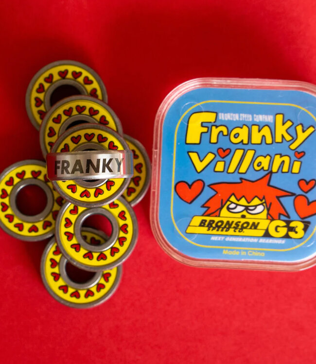 BRONSON SPEED CO. Franky Villani Pro Bearing G3 - Yellow/Orange