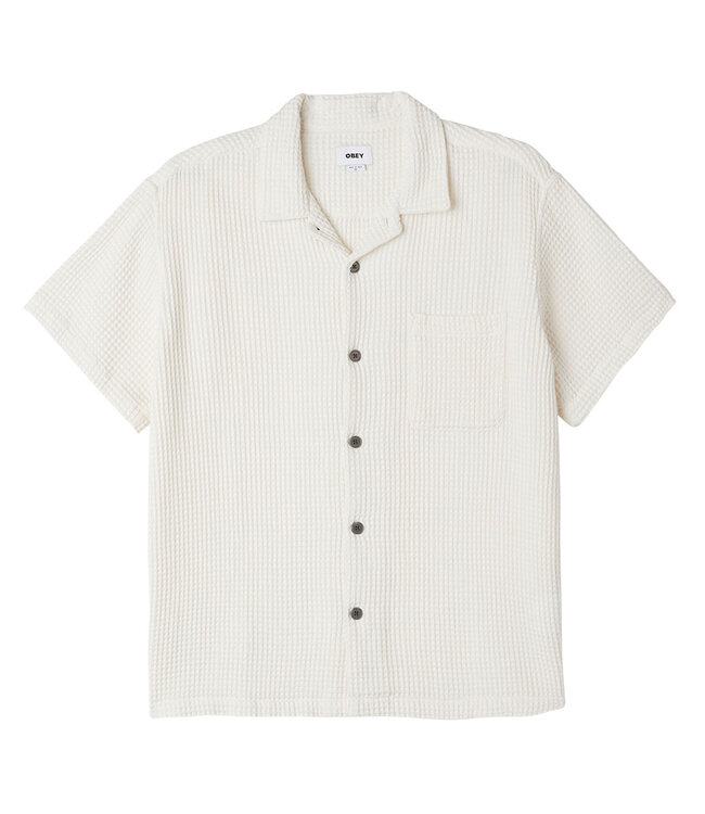 OBEY Balance Woven Shirt - Unbleached