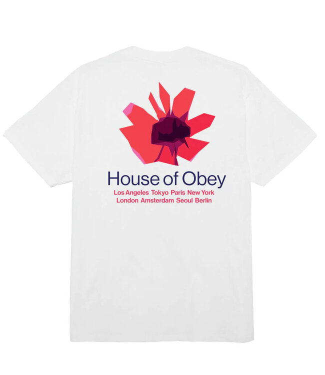 OBEY House of Floral Classic T-Shirt - White