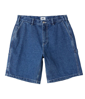 OBEY Bigwig Denim Carpenter Short - Stone Wash Indigo