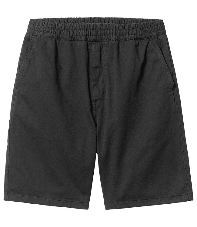 CARHARTT WIP Flint Short - Black/Garment Dyed