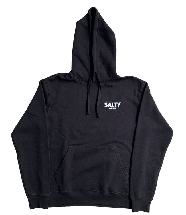 SKATESHOPDAY Salty Deck Wall Hoodie - Black