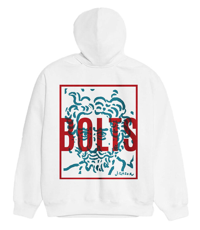 Bolts x Ensor Portrait Hoodie - White