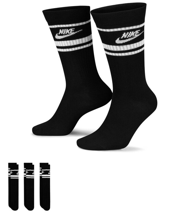 NIKE SB Dri-Fit Crew Sock 3-Pack - Black