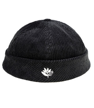 MAGENTA Cord Sailor Beanie - Black