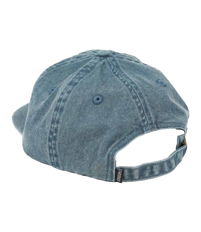 THEORIES Scribble Strapback Denim Hat - Indigo
