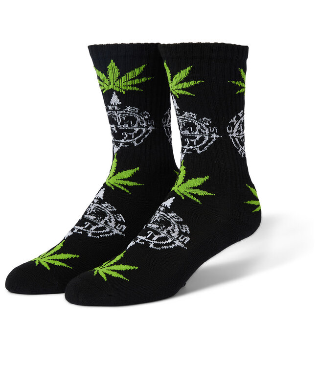 HUF Compass Plantlife Sock - Black