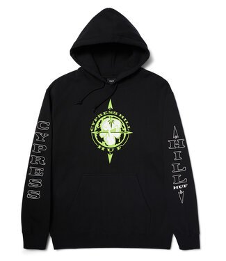 HUF Blunted Compass Hoodie - Black