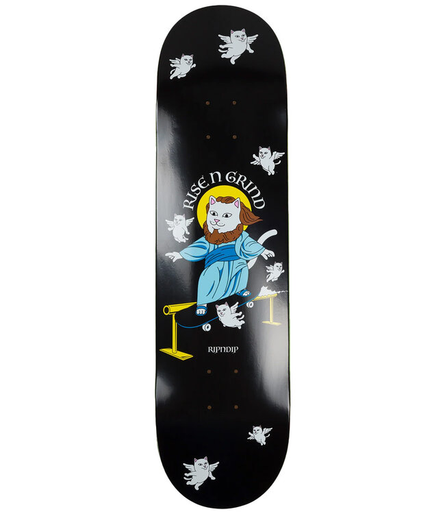 RIPNDIP Rise N Grind Deck Black - 8.00