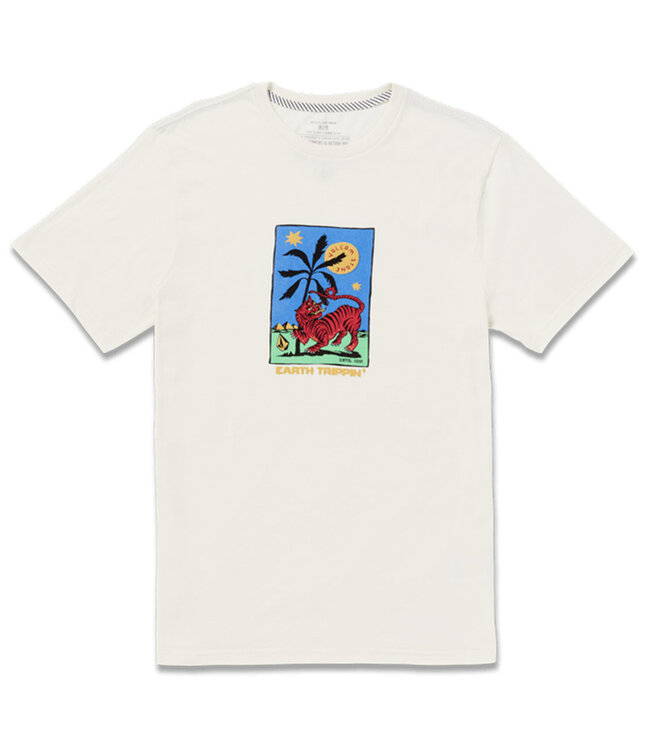 VOLCOM Tarot Tiger T-Shirt - Off White