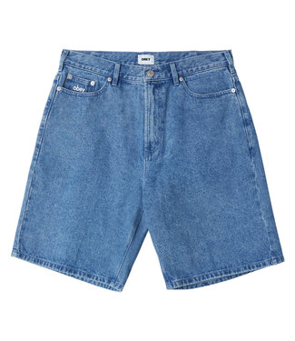 OBEY Bigwig Baggy Denim Short - Light Indigo