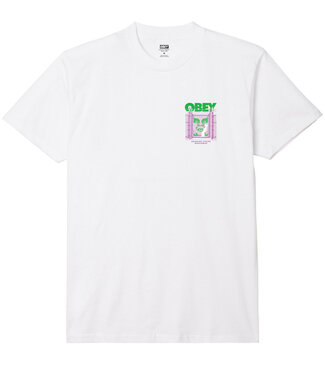 OBEY Obey Chain Link Fence Icon - White