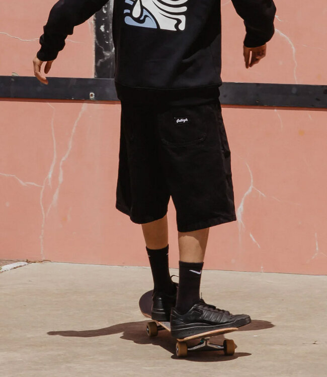 FEELINGS Maker Shorts - Black Wash Denim