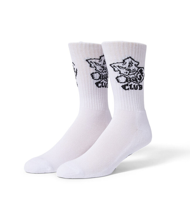 HUF Huf Club Crew Sock - White