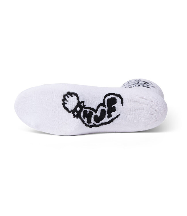 HUF Huf Club Crew Sock - White