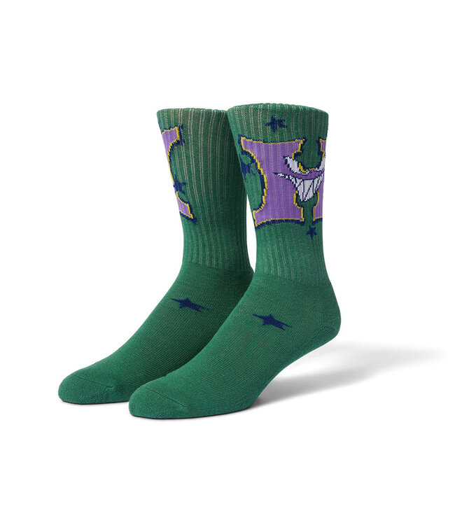 HUF Sassy H Crew Sock - Forest Green