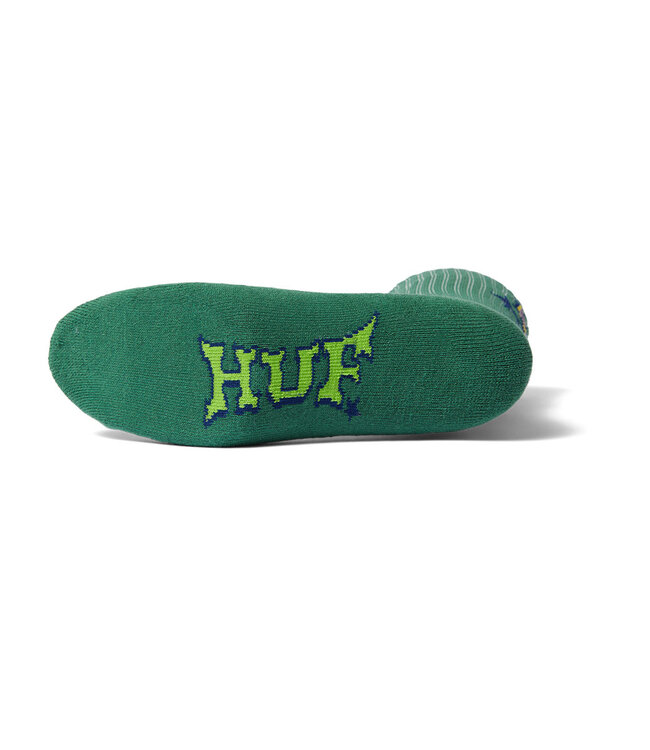 HUF Sassy H Crew Sock - Forest Green