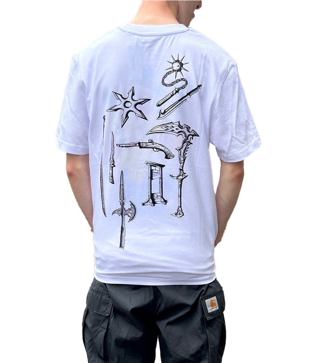 NINE ONE ONE Flash Shield Tee - White