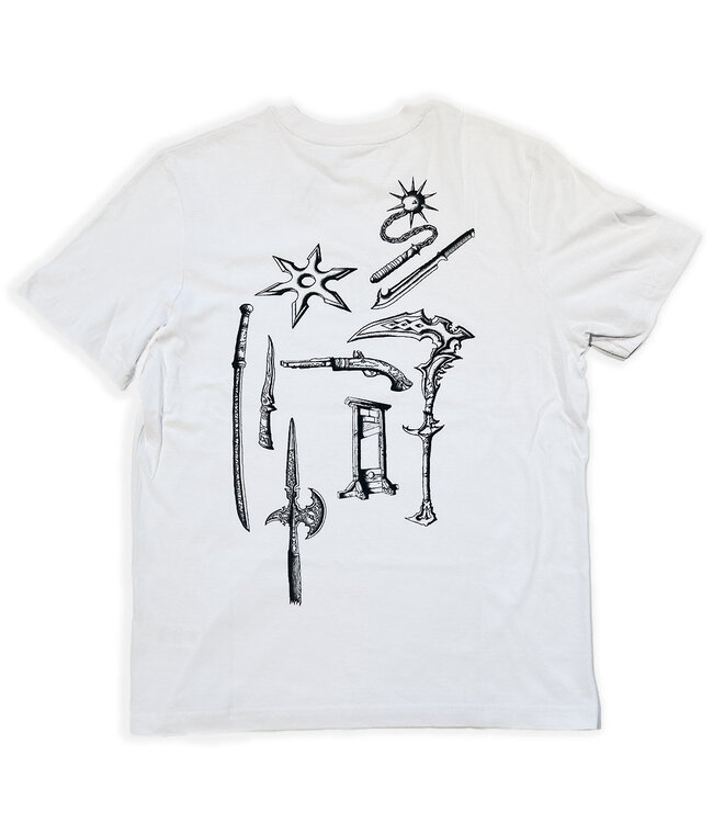 NINE ONE ONE Flash Shield Tee - White