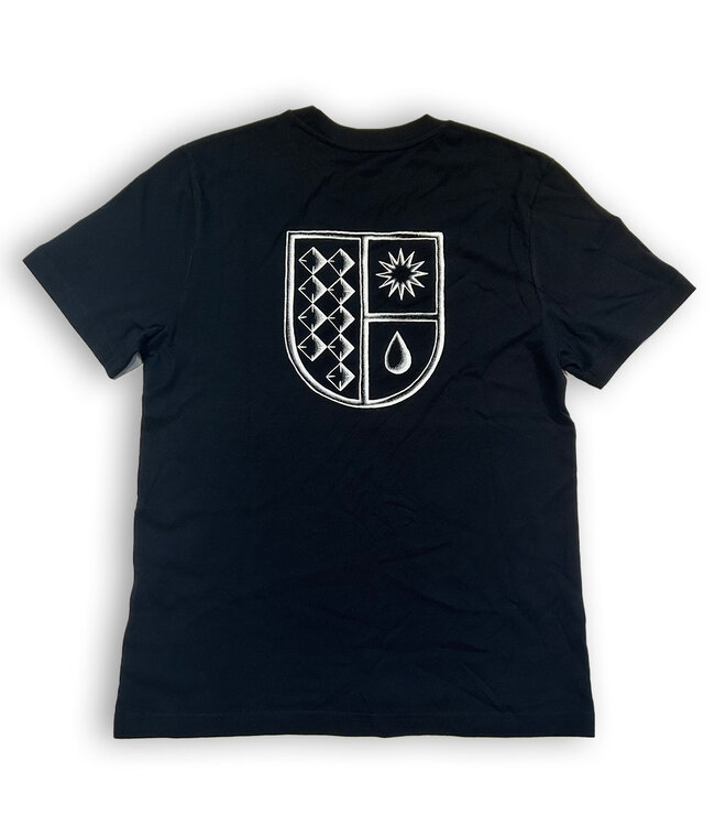 NINE ONE ONE Ring Logo Tee - Black