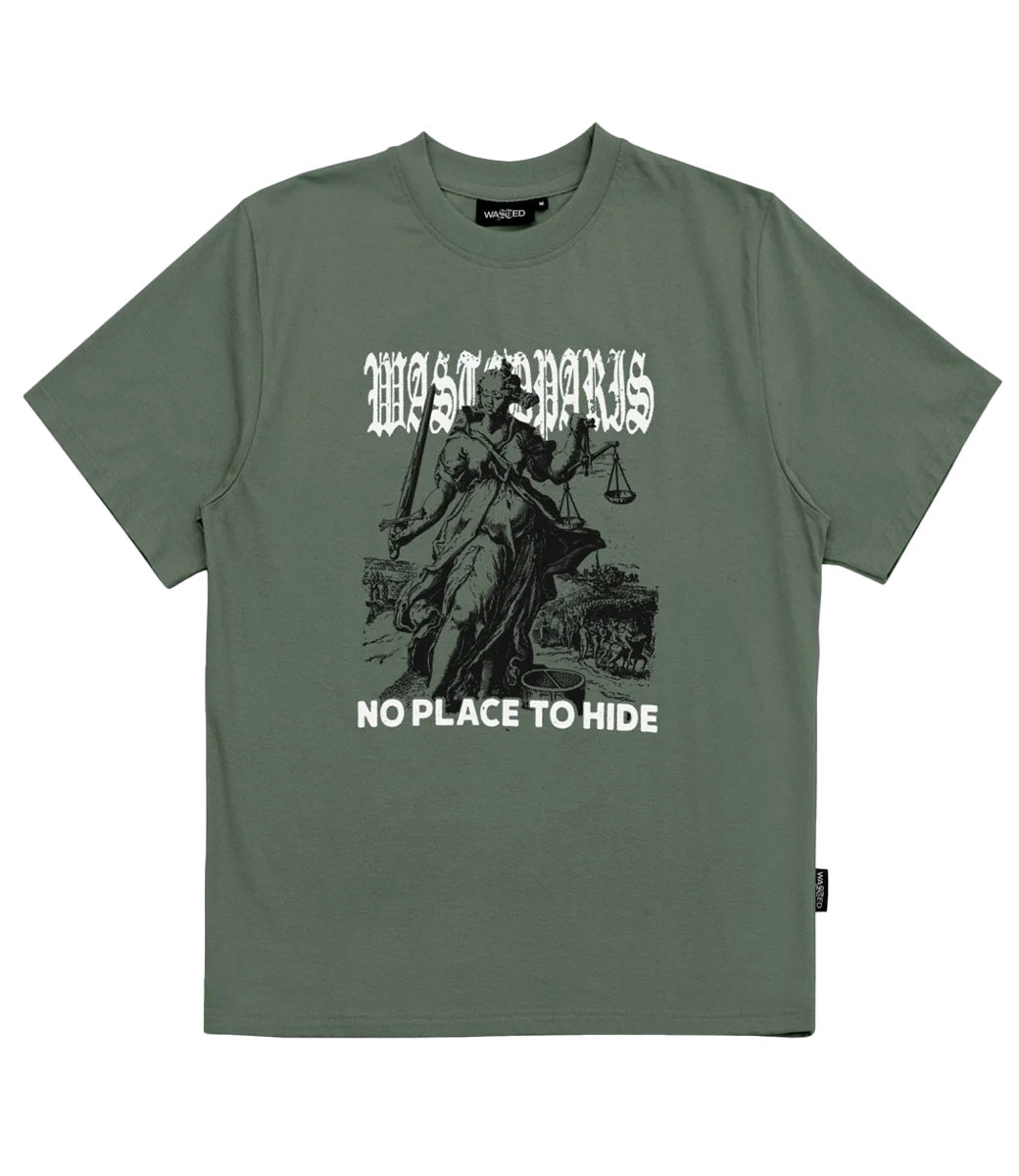 WASTED PARIS T-Shirt Sentence - Lichen Green