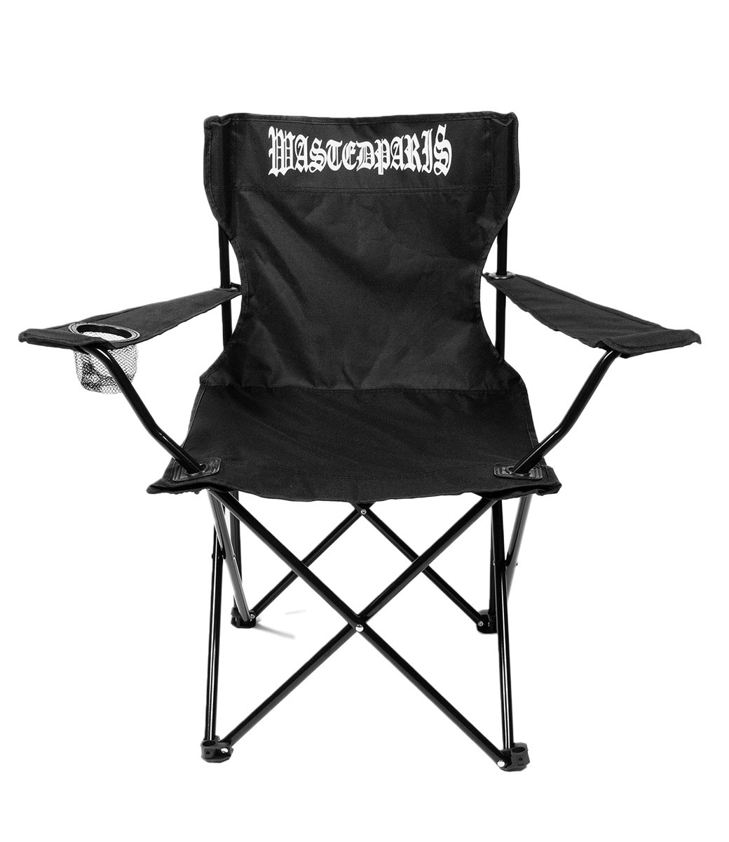 WASTED PARIS Camping Chair Boiler - Black