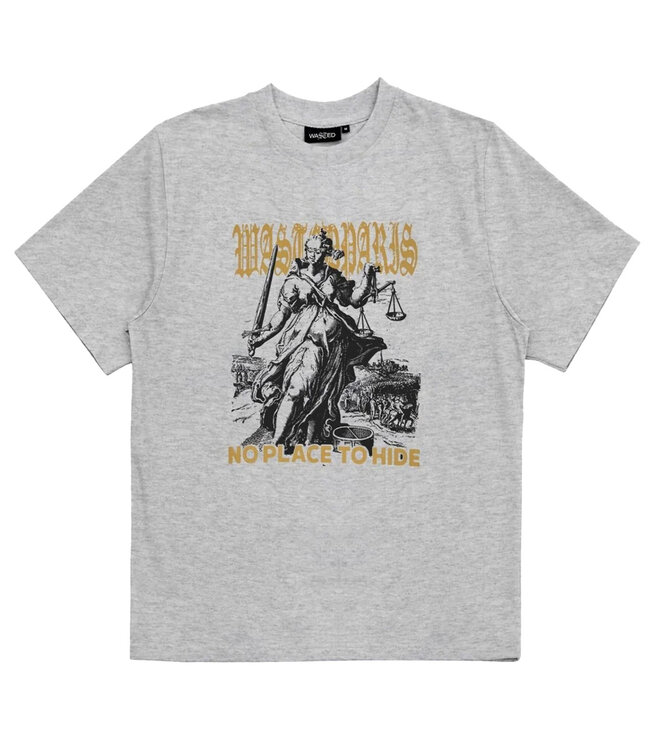 WASTED PARIS T-Shirt Sentence - Ash Grey