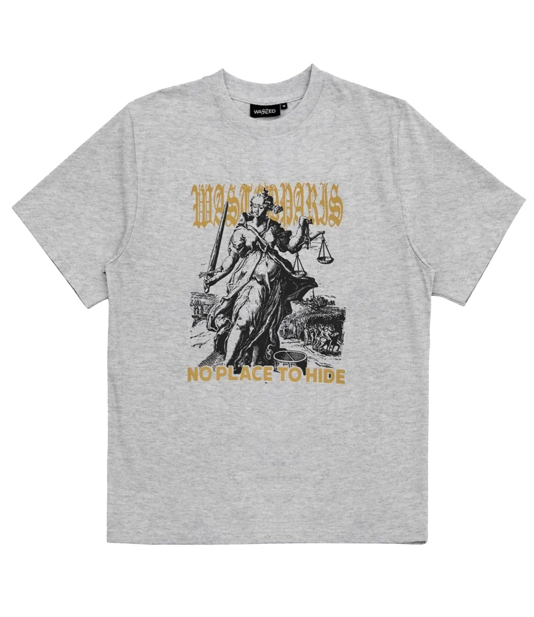 WASTED PARIS T-Shirt Sentence - Ash Grey