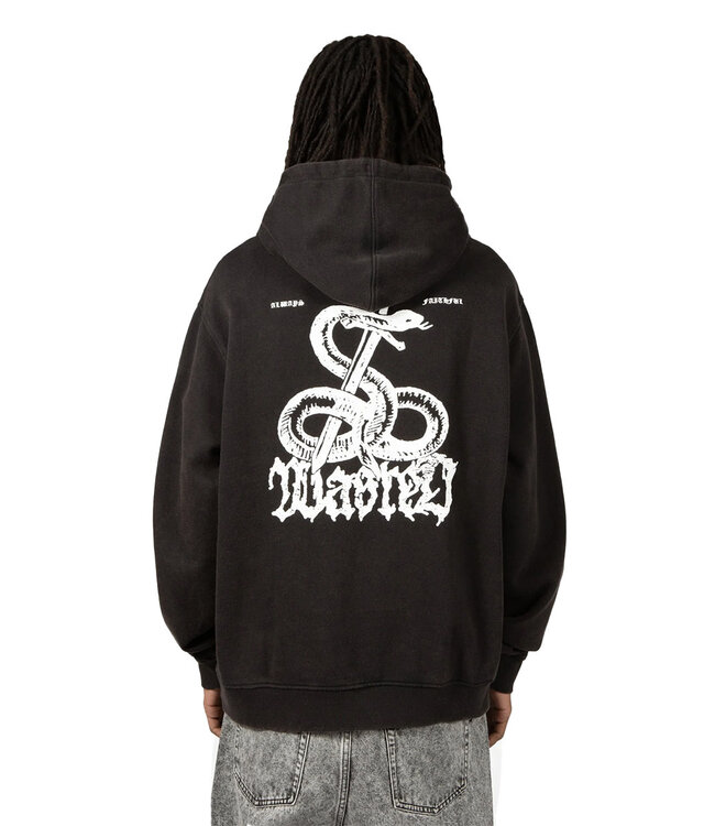 WASTED PARIS Hoodie Atrax - Faded Black