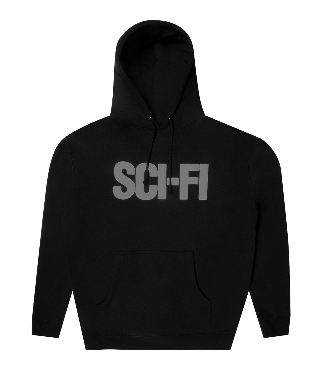 SCI-FI FANTASY Big Logo Hood - Black