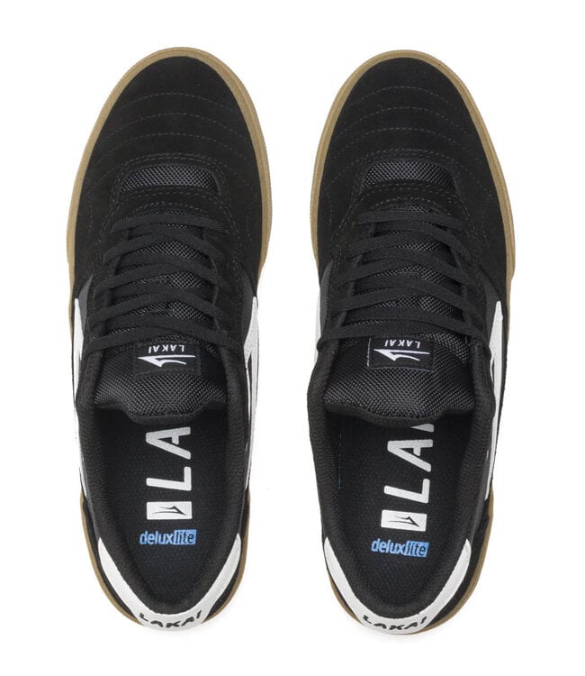 LAKAI Cambridge - Black/Gum Suede