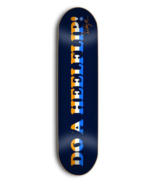 SKATE MENTAL Wvw Do A Heelflip Deck - 8.0