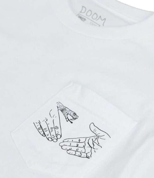 DOOM SAYERS Snake Shake T-Shirt - White