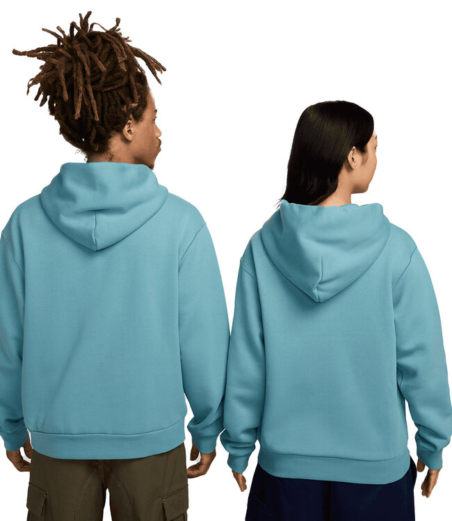 NIKE SB Ess. Logo Po Hoodie - Denim Turq/White
