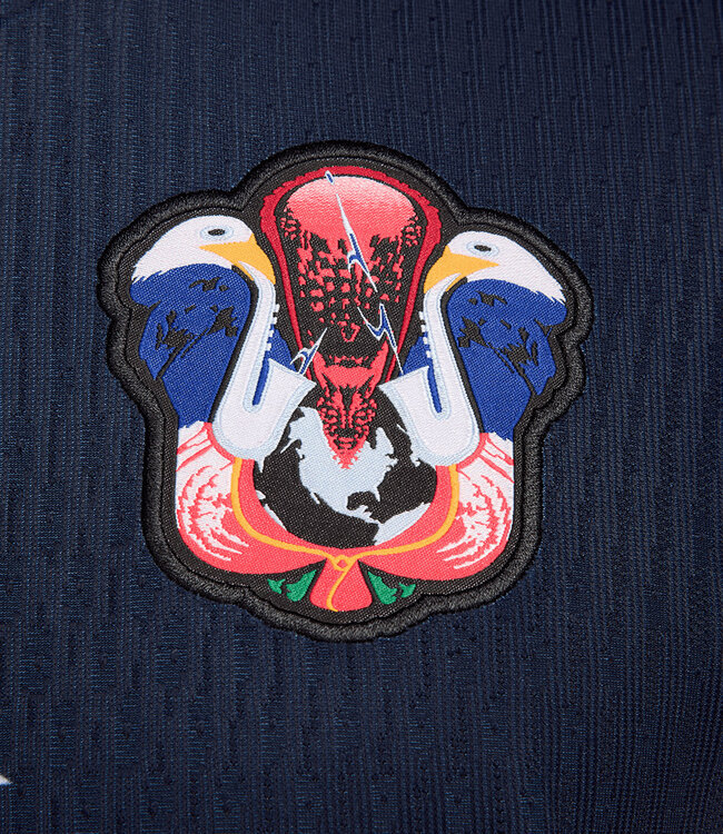 NIKE SB Olympic Jersey - Obsidian/Bright Crimson/White