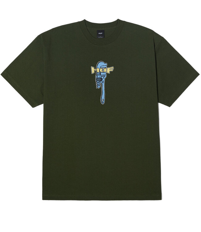 HUF Vise T-Shirt - Hunter Green