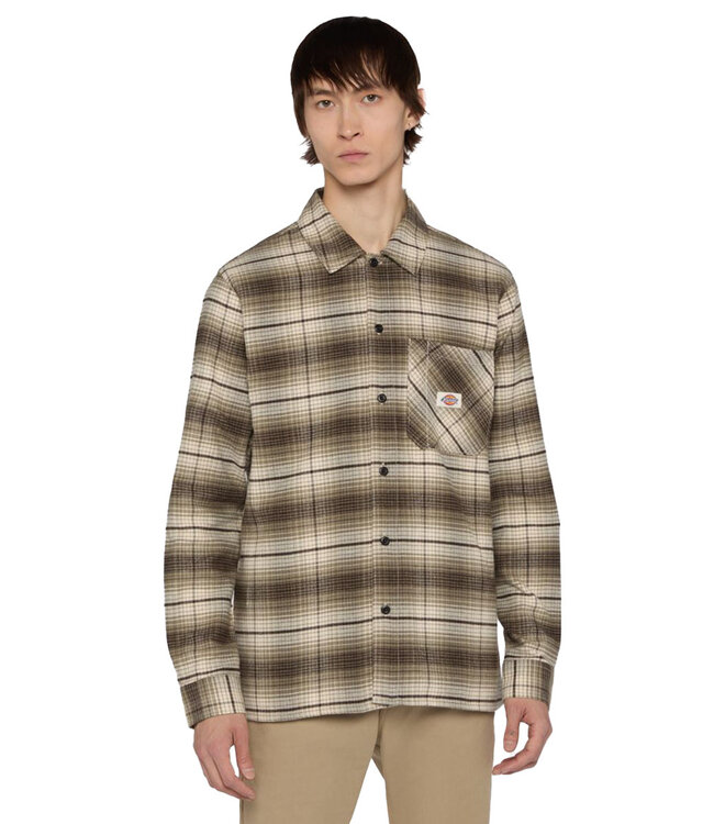 DICKIES Forest Check Shirt - Imperial Green
