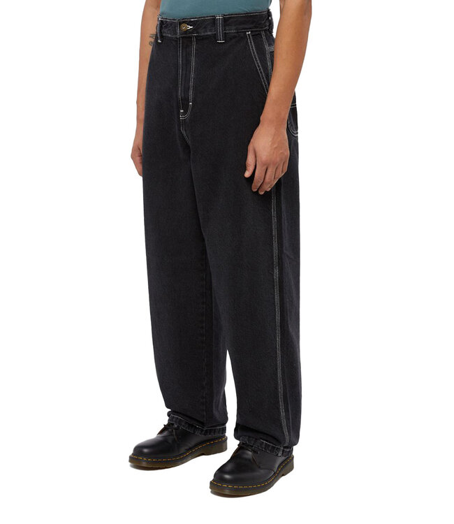 DICKIES Madison Baggy Fit Denim - Black Wash