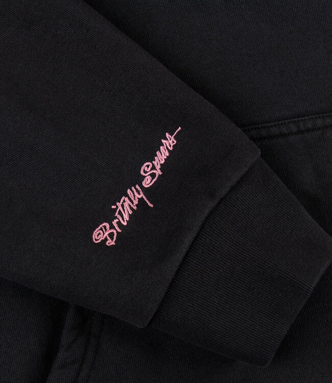 WELCOME Believe Pigment-Dyed Hoodie - Black