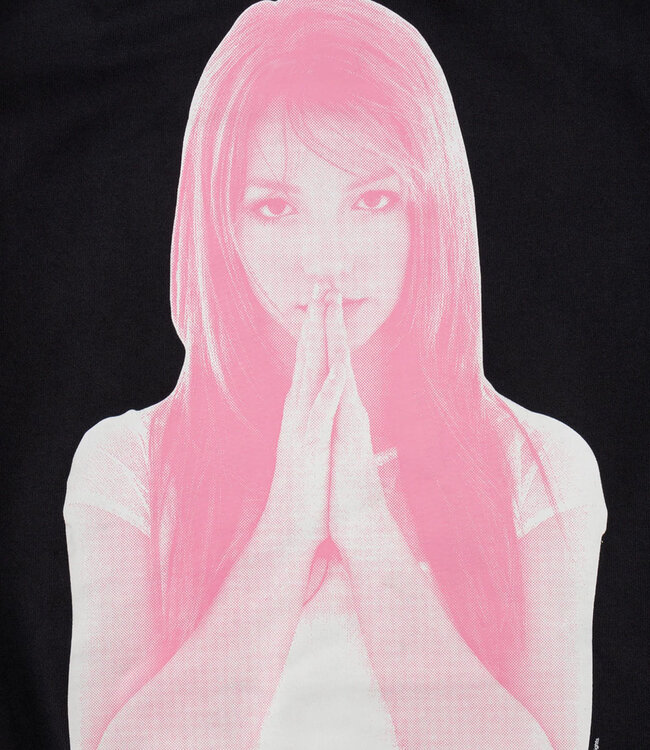 WELCOME Believe Pigment-Dyed Hoodie - Black