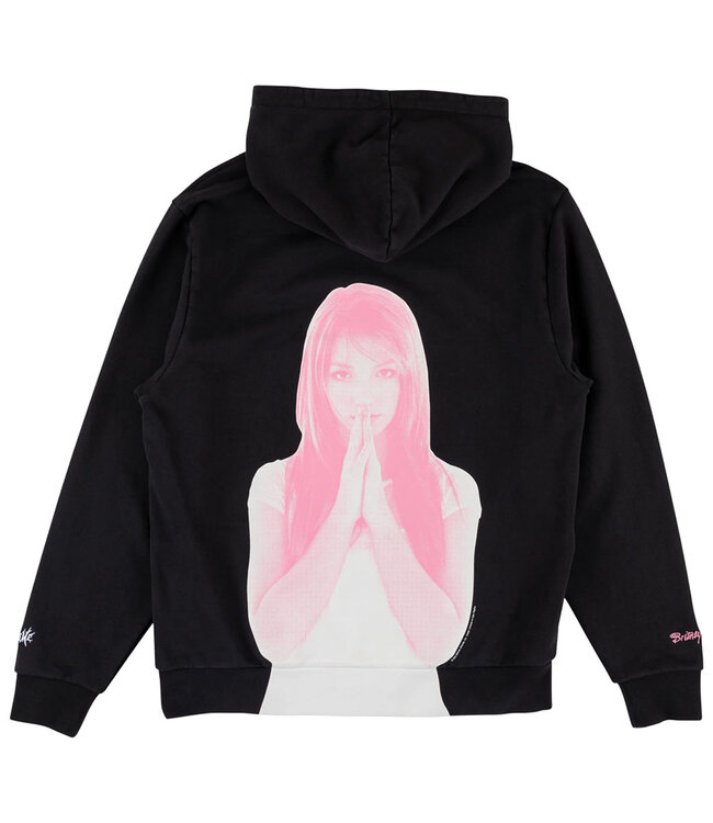 WELCOME Believe Pigment-Dyed Hoodie - Black
