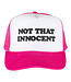 WELCOME Innocent Puff-Print Trucker Hat - Pink