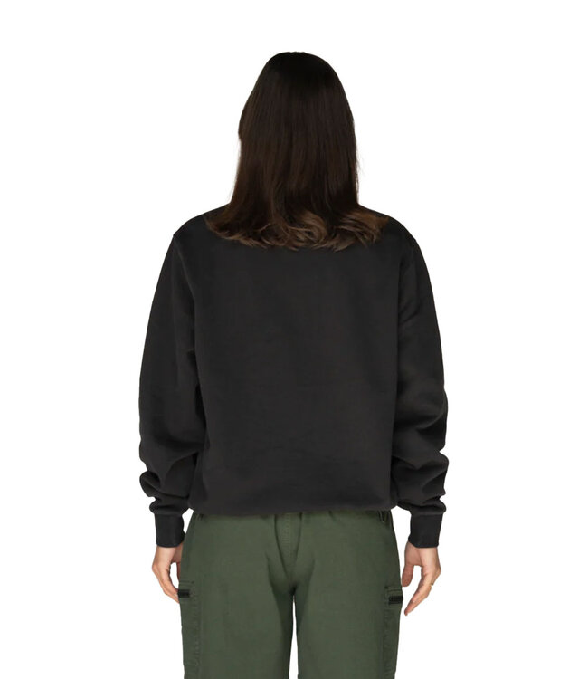 WELCOME Student Embroidered Pigment Dyed Crew - Black