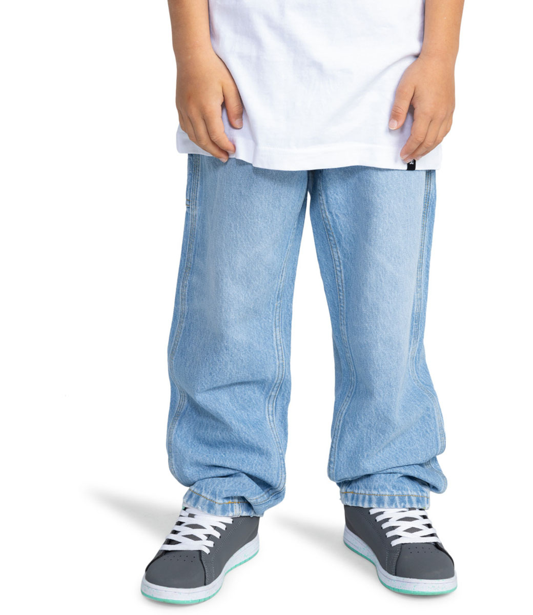 DC Worker Baggy Carpenter Ril Boy - Indigo Light